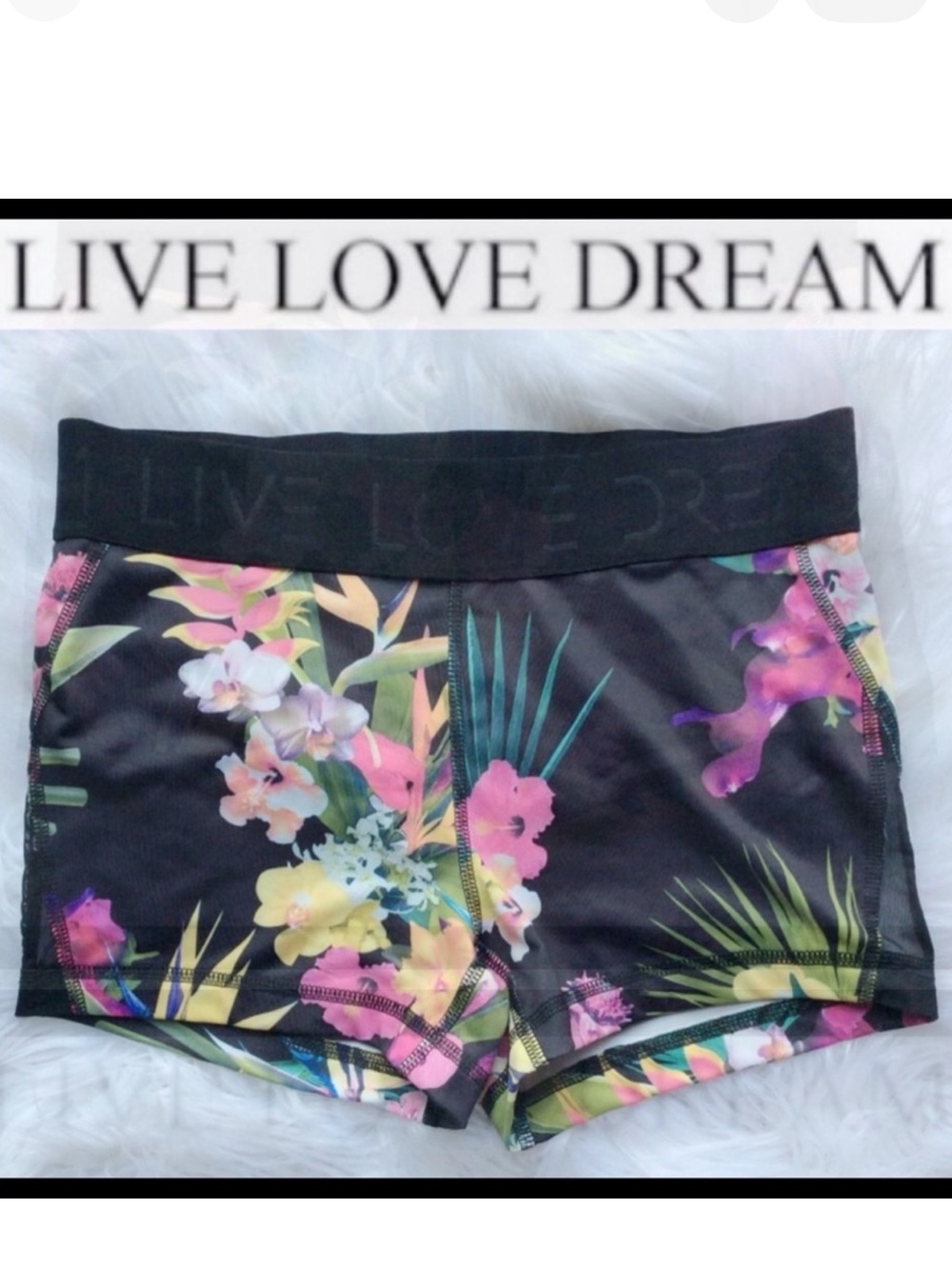 Aero Live Love Dream Floral Booty Shorts